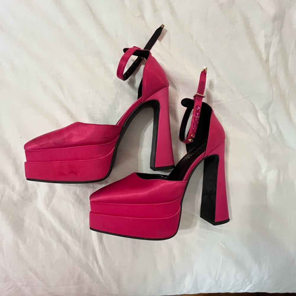 Hot Pink Platform Heels
